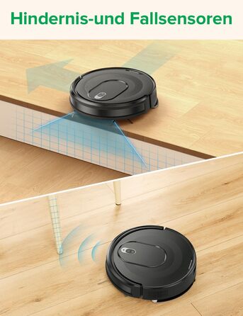 Робот-пилосос Vexilar W7 3-в-1 з функцією миття, антизаплутувальна насадка, потужність 4000Pa, час роботи до 120 хв, керування через додаток/пульт, ідеальний для шерсті тварин, килимів та твердих підлог