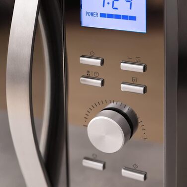 Мікрохвильова піч Cecotec ProClean 3060, 28 л, 700 Вт, Ready2Clean, 6 режимів, 3D Wave, гриль, срібляста