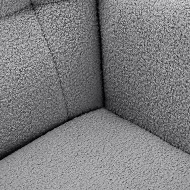 Крісло-гойдалка Liuyoyo з високою спинкою, м'яке крісло з оббивкою, для спальні, офісу, читання, сучасний дизайн (Рожевий, Темно-сірий)