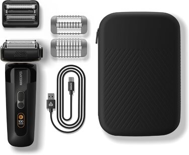 Електричний чоловічий триммер та бритва MANSCAPED® The Chairman™ PRO з SkinSafe® насадками та тримером для тіла