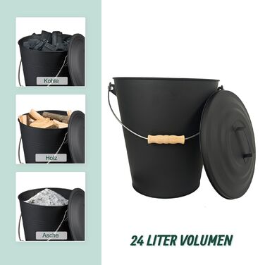 Відро для сміття Relaxdays з мітлою та совкою