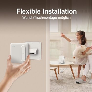 Smart термостат на радіатор 2 шт., Zigbee, бездротовий, з керуванням через Tuya APP та голосовими помічниками (Alexa, Google Assistant), енергозбереження (з датчиком температури Zigbee)