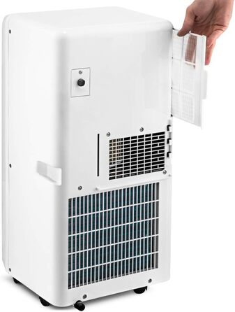 Місцевий кондиціонер TROTEC PAC 2610 S Мобільний кондиціонер зі шлангом для відпрацьованого повітря Прилади 3-в-1 Охолодження Вентиляція Осушення 2,6 кВт Потужність охолодження з AirLock 1000