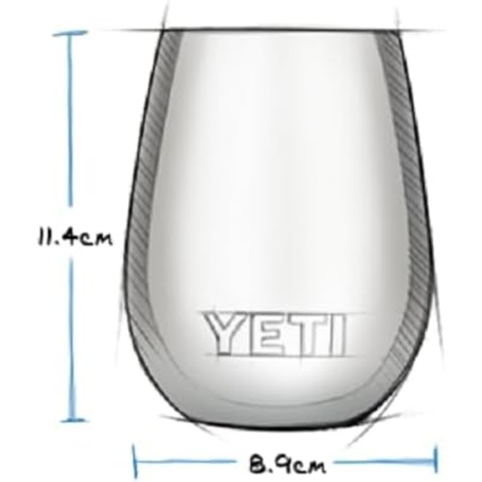 Термокружка YETI Rambler, нержавіюча сталь, з кришкою MagSlider, чорна, 10 oz (296 мл)