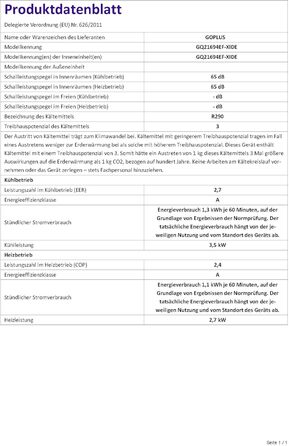 Мобільний кондиціонер GOPLUS 5 в 1 охолодження, обігрів, осушення, вентиляція, автомобіль Керування програмами 12000 BTU