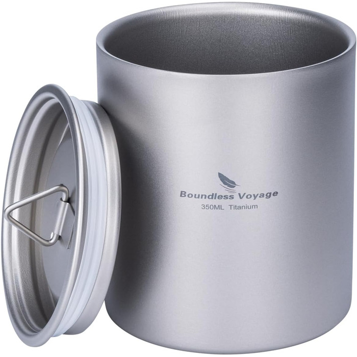 Термокружка iBasingo Titan 350мл з кришкою, з подвійними стінками, для дому, офісу, кемпінгу, подорожей