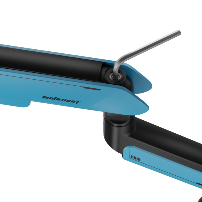 Настільне кріплення для монітора Anda Seat Stealth Pro II RGB 17’’-42’’ Blue