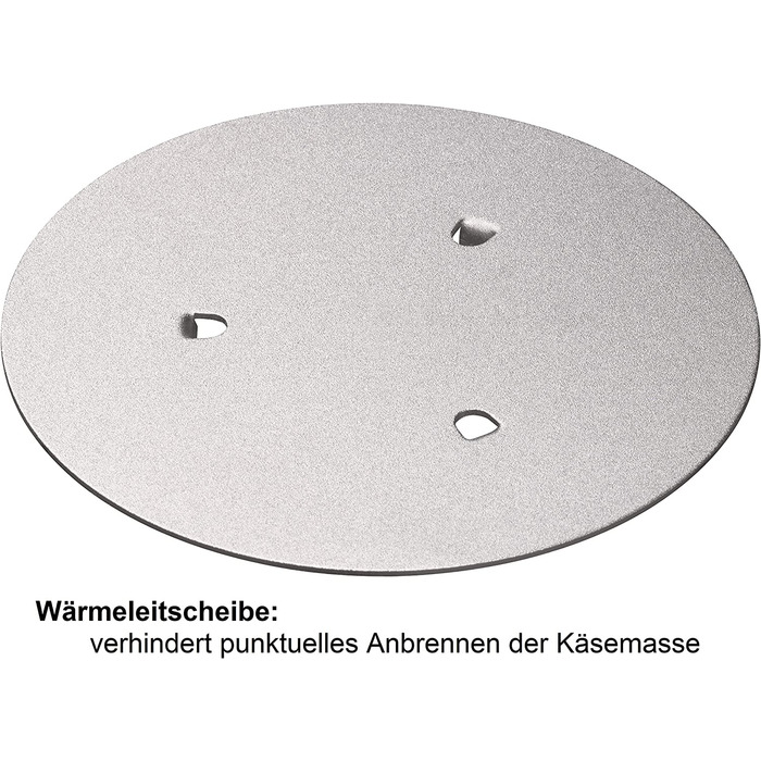 Фондю Schulte-Ufer Tessin 20 см, білий, з імітацією нержавіюючої сталі