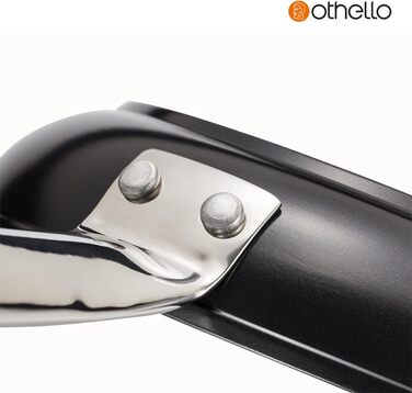 Сковорода Othello Ø 28 см міцне тефлонове антипригарне покриття для всіх типів варильних поверхонь кругла алюмінієва сковорода з ручкою з нержавіючої сталі ідеально підходить для смаження з меншою кількістю жиру