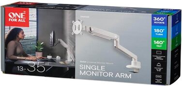 Тримач для монітора One For All DM4120 білий, універсальний