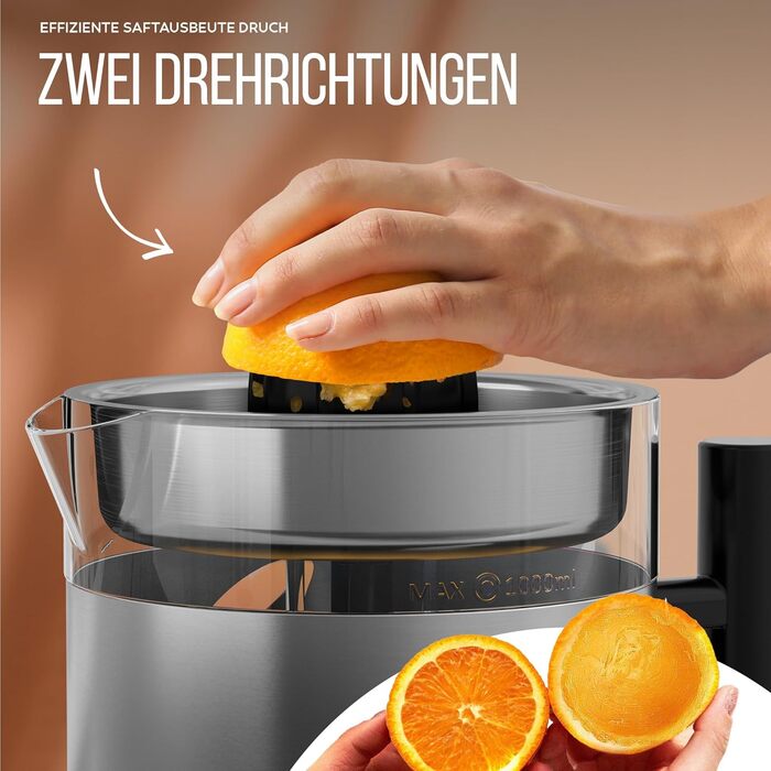 Бальтер Швидкий Соковичавник: Великий отвір 135 мм, 300 Вт, для овочів та фруктів, BPA Free, тихий (ZP-03)