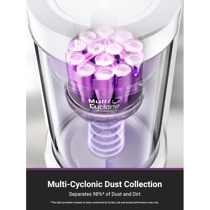 Робот-пилосос EUREKA E20 Plus з самостійною станцією спустошення, 8000Pa, функція миття підлоги, 45 днів автономної роботи, захист від заплутування волосся, AI 3D уникнення перешкод, підходить для світлих підлог