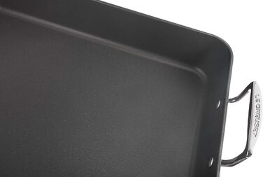 LE CREUSET Сковорода з антипригарним покриттям, 34 см, для всіх типів плит (включно з індукційними), алюміній, сірий/срібний