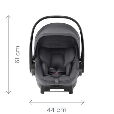 Дитяче автокрісло BRITAX RMER BABY-SAFE CORE, дитяче автокрісло для немовлят від народження до 83 см (15 місяців), (Space Black)