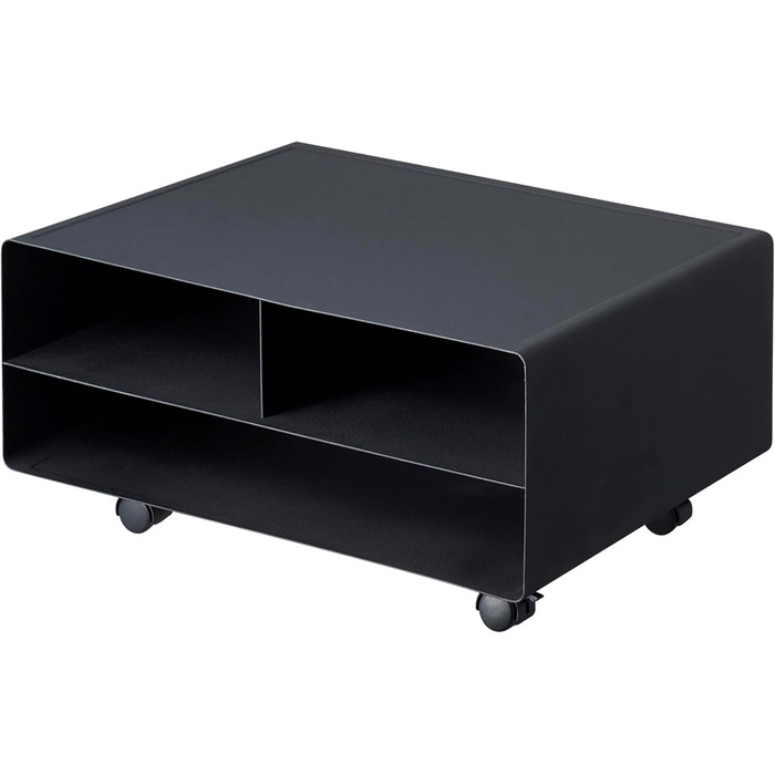 Стол для принтера Yamazaki 4349 Tower, чорний, сталь, мінімалістичний дизайн, 48 x 37 x 19 см