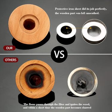 Набір для копчення коктейлів та віскі Saturn: копчення віскі, коктейлів, бурбону, кави та м'яса. 4 дерев'яні чіпси в комплекті