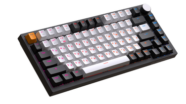 Бездротова механічна клавіатура GamePro Asgard Valhalla (MK160B Pro) 75% QLAB orange switches