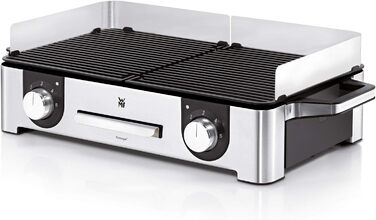 Електрогриль WMF Lono Master Grill 50x28 см з двома зонами нагріву, нержавіюча сталь, для барбекю