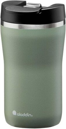 Термокружка Aladdin Barista Java з нержавіючої сталі 0.47L - Leak-Lock, для кави To Go, зберігає тепло 4 години, без BPA, можна мити в посудомийній машині (251 мл, Sage Green)