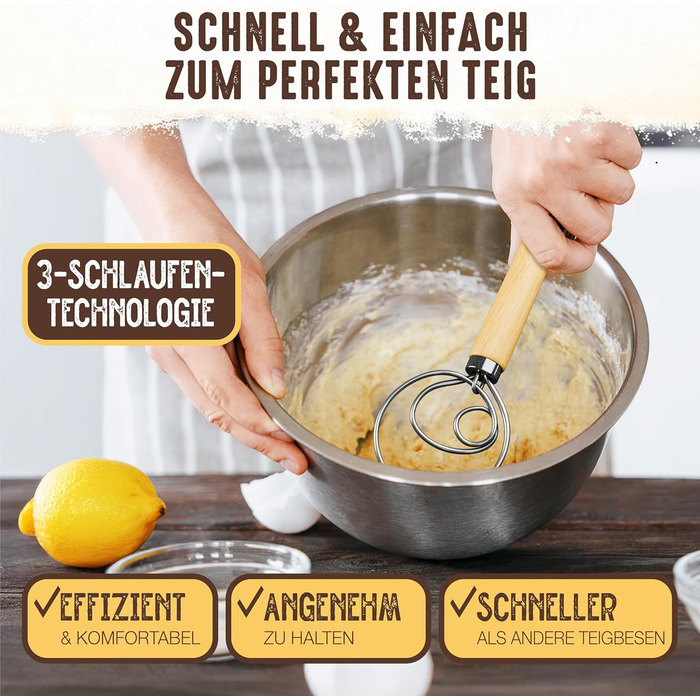 Форма для випікання хліба з чавуну Gusseisen 26 см з кришкою, для випікання та тушкування, сумісна з духовкою, Dutch Oven