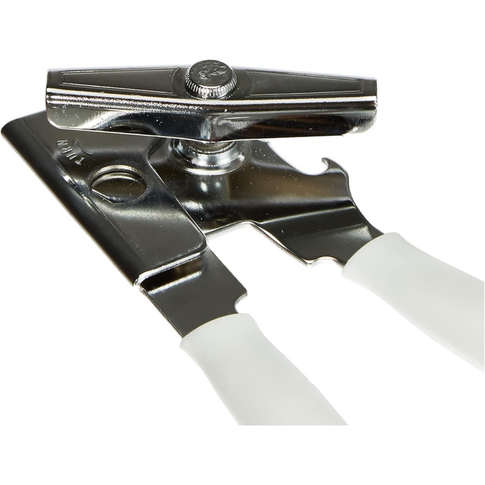 Відкривачка для банок KitchenCraft Swing-A-Way з нержавіючої сталі з відкривачем для пляшок, 8.5 x 5 x 18 см