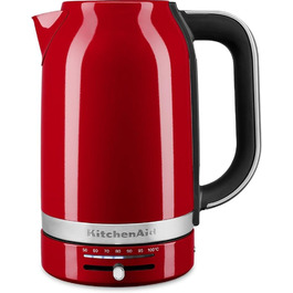 Електричний чайник KitchenAid з регулюванням температури 50-100°C, 1.7L, Empire Red