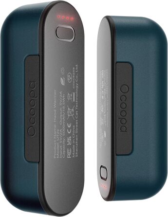Електричний грієчка OCOOPA MagTwins UT2s (10000 mAh, 4 режими нагріву, блакитний)