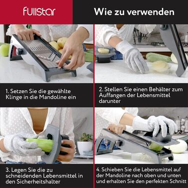 Мандоліна для овочів 7-в-1 з нержавіючої сталі: нарізчик, тертка, слайсер для овочів та фруктів - кухонний гаджет