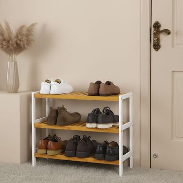 Стелаж для взуття Relaxdays з бамбука