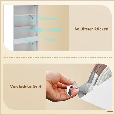 Металева шафа для взуття з 3 похилими полицями, вузька настінна шафа для 6 пар взуття, біла