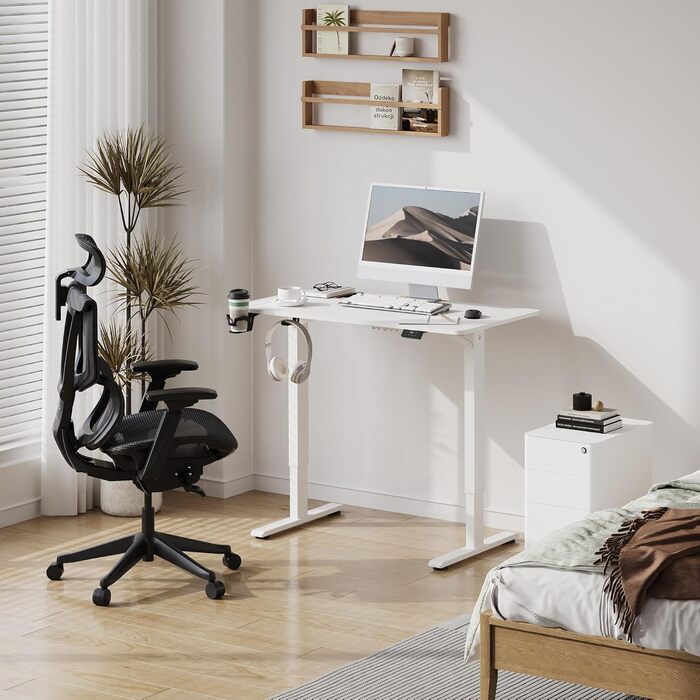 Регульований стіл Sanodesk 110x60 см: електричний, з пам'яттю, ергономічний, для комп'ютера