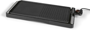 GOURMETmaxx Електричний настільний гриль | Бездимний гриль 2200W з 2 зонами | Антипригарне покриття, регулювання температури