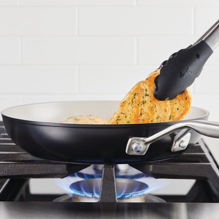 Набір посуду KitchenAid Harteloxierte Keramik, 9-ти частинний, матовий чорний (10 дюймів)