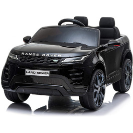 Дитячий електромобіль Range Rover Evoque 12V, ліцензія, білий/чорний