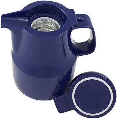 Термос Helios Thermoboy 0,6 л з кришкою-кляпом, синій, для миття в посудомийній машині