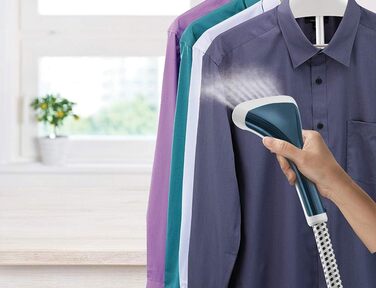 Відпарювач для одягу Morphy Richards 361000 Hand Held Garment 1, 1750, нержавіюча сталь/пластик, білий/блакитний