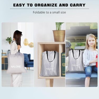 Надувний матрац NALONE для 2 осіб з самонадуваністю та вбудованим насосом, для кемпінгу та дому (Full XL)