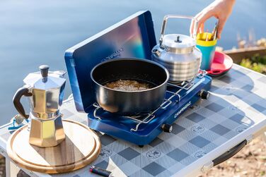 Газовий набір Campingaz Base Camp Lid з двома конфорками - для кемпінгу та фестивалів