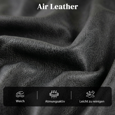 Крісло-реклайнер для літніх людей з підйомним механізмом, електричне крісло з штучної шкіри з подвійним мотором, з амортизованими подушками, чорного кольору.