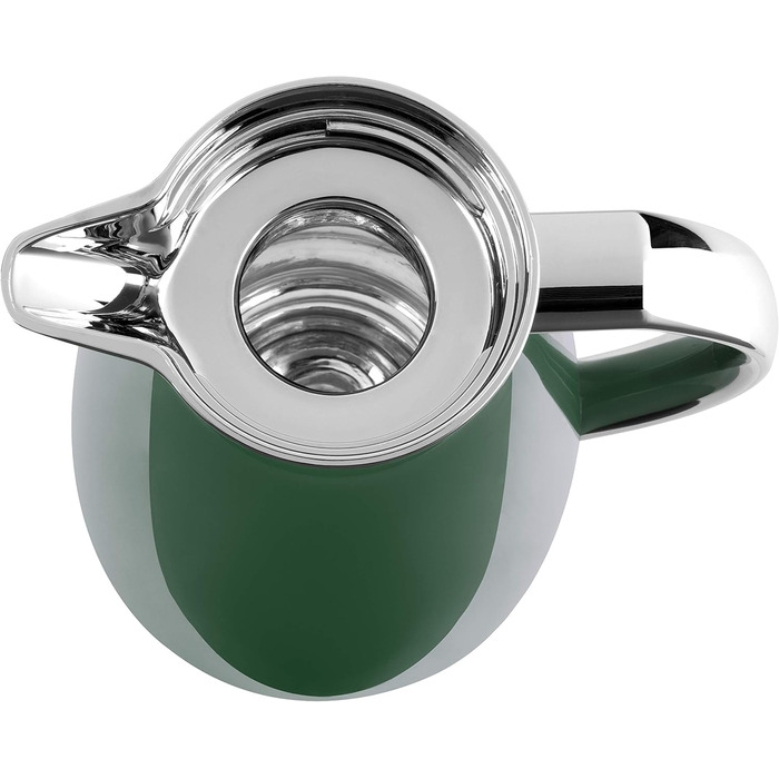 Термос Emsa Campo 1л з нержавіючої сталі, Quick Tip, 12 год тепла, 24 год холоду, темно-зелений