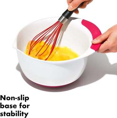 Набір місок OXO Good Grips, 3 шт., 4.7 л, блакитний, мармеладний, сітковий