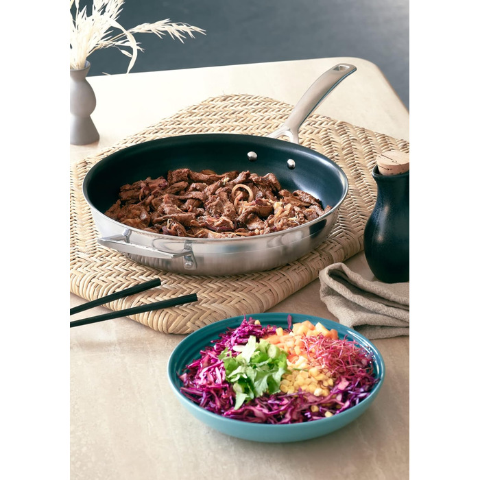 Сковорода LE CREUSET з нержавіючої сталі 30 см з антипригарним покриттям