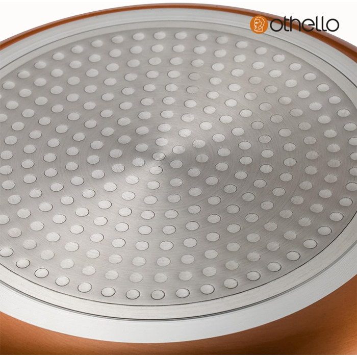 Сковорода Othello Ø 28 см міцне антипригарне покриття Stoneline для всіх типів варильних поверхонь кругла алюмінієва сковорода з ручкою з нержавіючої сталі ідеально підходить для смаження з меншою кількістю жиру