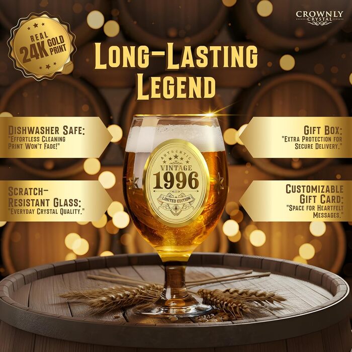 Пивний келих з гравіюванням 