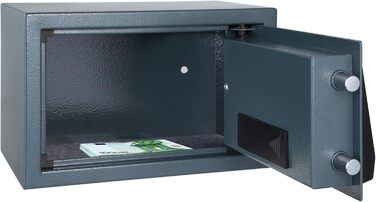 Електронний сейф tectake® для дому з кодом та ключем, 50x35x34.5 см. Металевий сейф для зберігання грошей, документів, ключів та секретів. Можна використовувати як сейф для ключів або меблевий сейф.