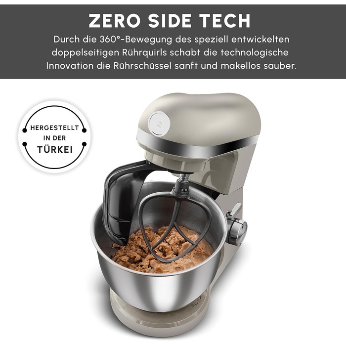 Кухонний комбайн Karaca Mastermaid Chef Pro: міксер, подрібнювач, 1500W, 5 л, Soft Cream