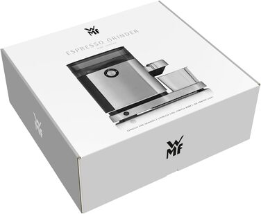 Кавомолка WMF Lumero: 1400 Вт, 15 bar, для еспресо та паді, з капучинатором, нержавіюча сталь матова