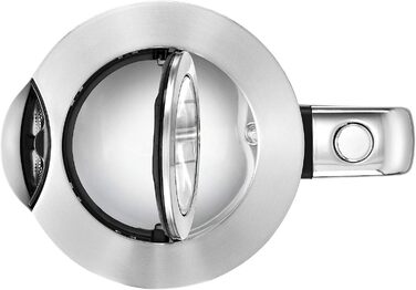 Електричний чайник WMF Lono зі скла, 1,7 л, з фільтром від накипу, бездротовий, 3000 Вт, матова нержавіюча сталь