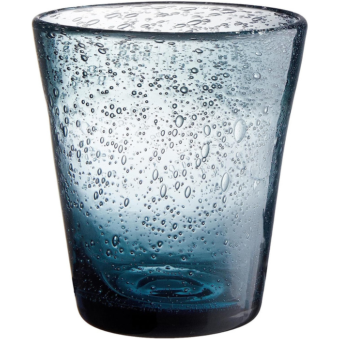 Набір для напоїв Butlers Water Color з 4 келихів по 290 мл в синьому келиху для 4 осіб-різнокольорові келихи для води, келихи для соку