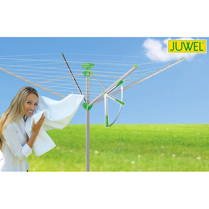 Павук для прання Jewel (розрахований на 5-6 завантажень білизни, регулюється по висоті 140-175 см, з урахуванням ПДВ). Захисний чохол, вішалка для одягу, з поворотною нижньою втулкою) 30239 (500 Easy)